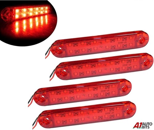 Pezzi rosso led luci - 4, 12