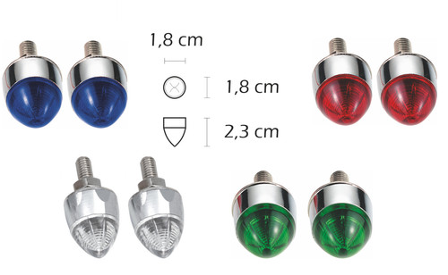 Coppia mini luci moto - mini, auto